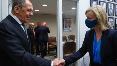Лавров впервые встретился в ООН с новой главой МИД Великобритании