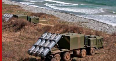 Ракетные комплексы "Бастион" уничтожили мишени в Чёрном море