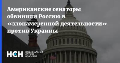 Американские сенаторы обвинили Россию в «злонамеренной деятельности» против Украины