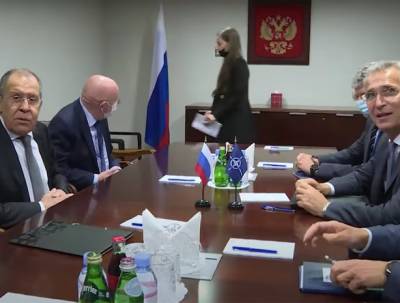 Лавров встретился с генеральным секретарем НАТО