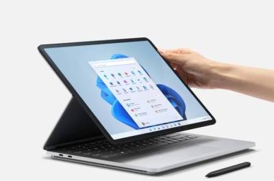 Microsoft представила Surface Laptop Studio — флагманский гибридный ноутбук с GeForce RTX и ценой от $1600