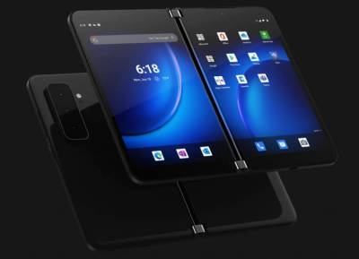 Microsoft представил второй складной смартфон с двойным экраном