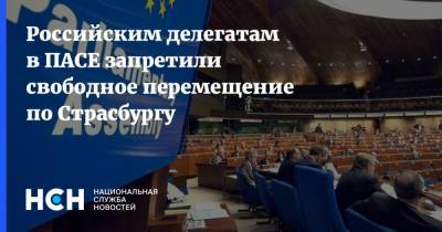 Российским делегатам в ПАСЕ запретили свободное перемещение по Страсбургу