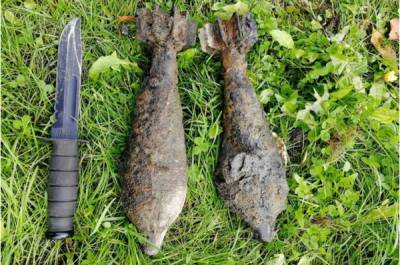 В Колпино нашли сразу четыре неразорвавшихся снаряда времён ВОВ