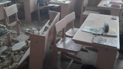 В Черниговской области в одной из школ обвалился потолок