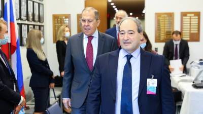 Лавров обсудил с главой сирийского МИД ситуацию в Сирии