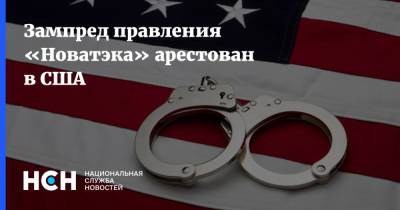 Зампред правления «Новатэка» арестован в США