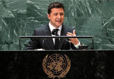 В МИД РФ о выступлении Зеленского в ООН: человек не понимающий ничего в международных делах