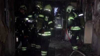 Около сотни человек эвакуировали из-за пожара в московском общежитии