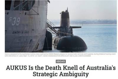Defense one: AUKUS - похоронный звон австралийской стратегической неопределенности