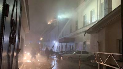 Пожар в общежитии Военного университета в Москве локализовали