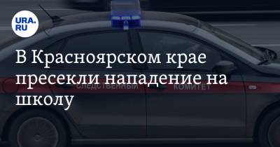 В Красноярском крае пресекли нападение на школу