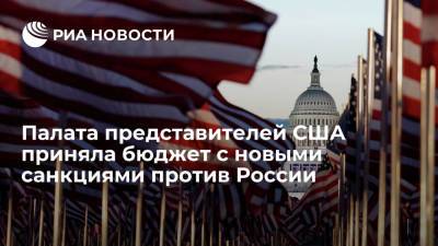 Палата представителей США приняла оборонный бюджет c расширенными санкциями против России