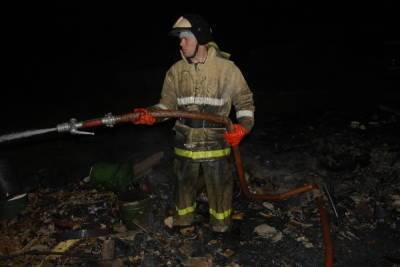Ночью в Ивановской области сгорела большая «заброшка»