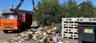 Власти Петрозаводска нашли подрядчиков для вывоза свалок, образующихся у контейнерных площадок