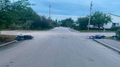 Трое подростков на мотоциклах пострадали в ДТП в Воронежской области