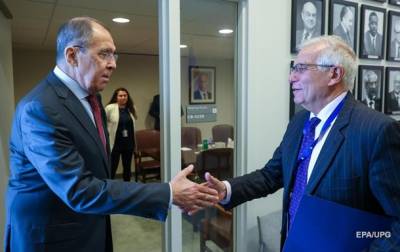 Боррель указал Лаврову на принципиальные разногласия ЕС с РФ