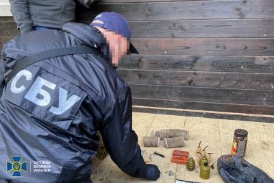 У «общественного активиста» со Львовщины нашли арсенал с гранатами