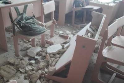В одной из школ на Черниговщине обвалился потолок