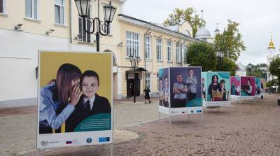 В Витебске открылась фотовыставка о детях с инвалидностью в школе