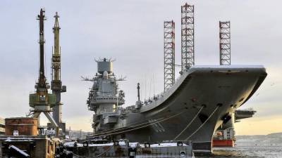 Российский авианосец «Адмирал Кузнецов» будет передан ВМФ РФ в 2023 году