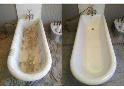 Переваги реставрації чавунної або сталевої ванни