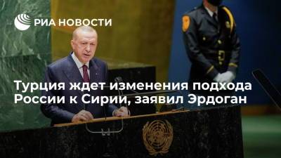 Эрдоган: Турция ждет иного подхода от России по Сирии