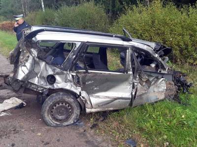 В Логойском районе при лобовом столкновении с автоцистерной погиб водитель «Фиата»
