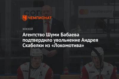 Агентство Шуми Бабаева подтвердило увольнение Андрея Скабелки из «Локомотива»