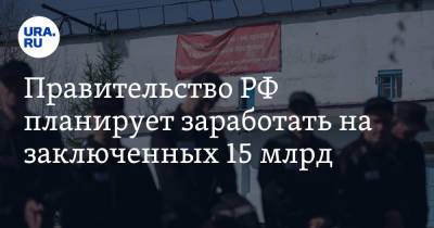 Правительство РФ планирует заработать на заключенных 15 млрд