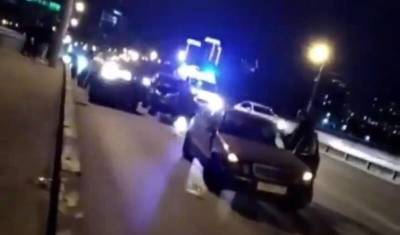 Очередная авария на Алебашевском мосту в Тюмени: столкнулись три автомобиля