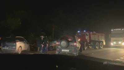 В вечерней аварии под Липецком пострадал водитель «Чери Тигго» (видео)