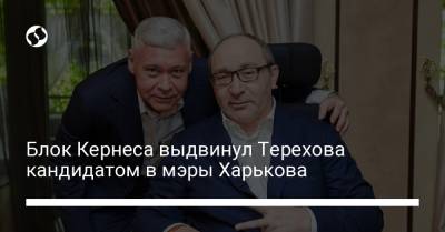 Блок Кернеса выдвинул Терехова кандидатом в мэры Харькова
