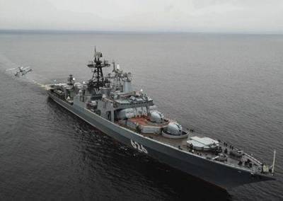Тактический отряд российских кораблей провёл учения в Атлантике у берегов Африки