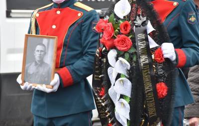 В Ульяновске захоронили останки бойца Красной Армии