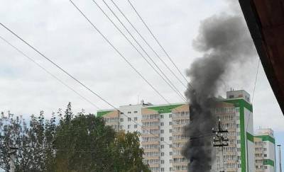 В Тюмени из-за пожара в 18-этажном доме эвакуировали жильцов