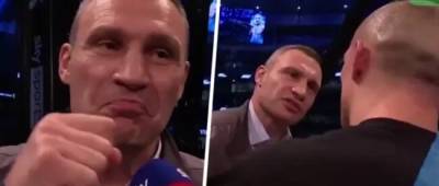 Нужно зашиться: Виталий Кличко выдал новый перл после победы Усика