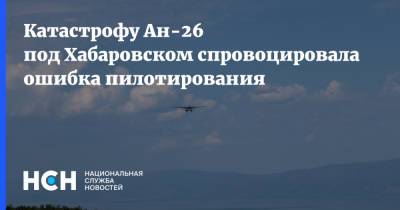Катастрофу Ан-26 под Хабаровском спровоцировала ошибка пилотирования