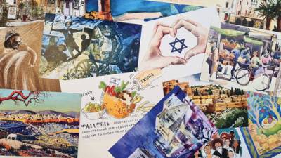 В Иерусалиме пройдет выставка открыток, созданных 36 художниками-репатриантами