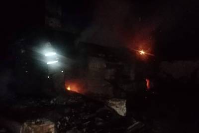 Ночью в Башкирии сгорел дом: есть пострадавшие