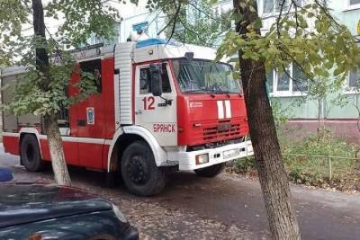В Брянске пожарные эвакуировали людей из горящего дома