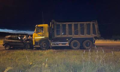 Пьяный водитель столкнулся с грузовиком в Карелии