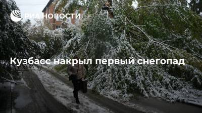 Циклон принес первый снегопад в Кузбассе