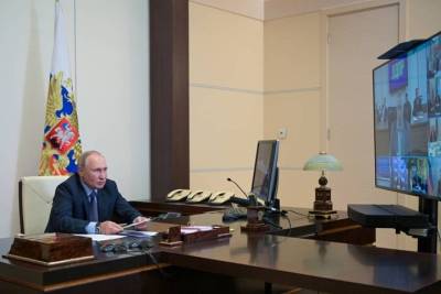 Путин поздравил «ЕР» с победой на выборах в Госдуму