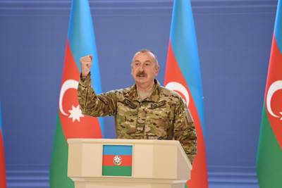 Алиев обратился к народу в годовщину начала 44-дневной войны в Нагорном Карабахе