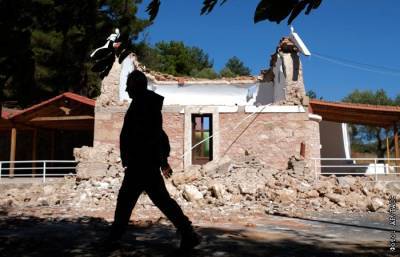 На Крите после землетрясения нашли погибшего