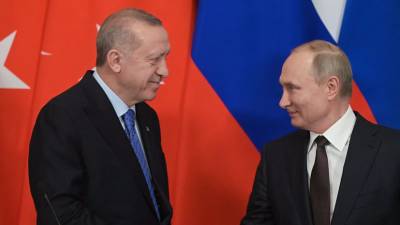 Путин проведёт личную встречу с Эрдоганом