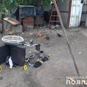 Житель Запорожской области подорвал гранату «Ф-1» на территории дома. Фото