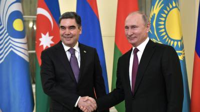 Путин выразил уверенность в развитии двусторонних связей России и Туркменистана
