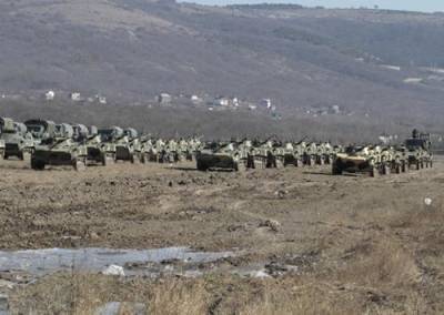 В Крыму начались учения войск ВДФ РФ, на фоне манёвров НАТО, идущих на Украине
